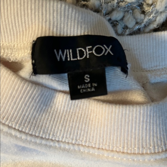 Wildfox Cream Sweatshirt  'All You Need Is Love' - Picture 2 of 4